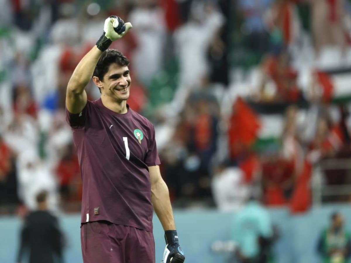 Yassine Bono, arquero de Marruecos, fue una de las figuras del histórico Mundial de Catar 2022. Foto: EFE.