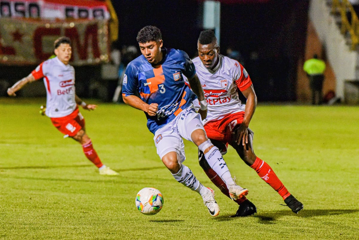 Boyacá Chicó vs Independiente Santa Fe - Fecha 4. Foto: Colprensa - Mcgiver Barón