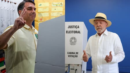 Lula y Flávio Bolsonaro ya votaron: Brasil define hoy su próximo presidente
