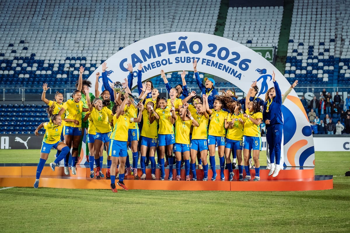 Brasil se quedó con el título del Sudamericano Femenino Sub-17. Foto: Conmebol