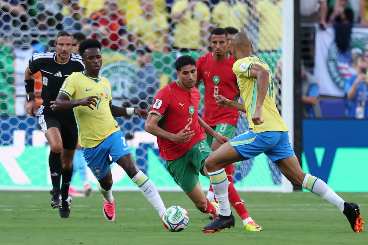 Brasil y Marruecos jugaron un parejo partido en su debut por el Mundial. El cotejo abrió el Grupo C. //Foto, EFE: Sebastiao Moreira