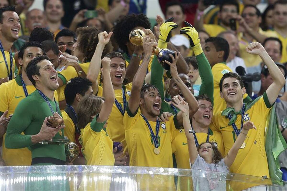 Brasil humilló a España y ganó la Copa Confederaciones (Foto: EFE/VANGUARDIA LIBERAL)