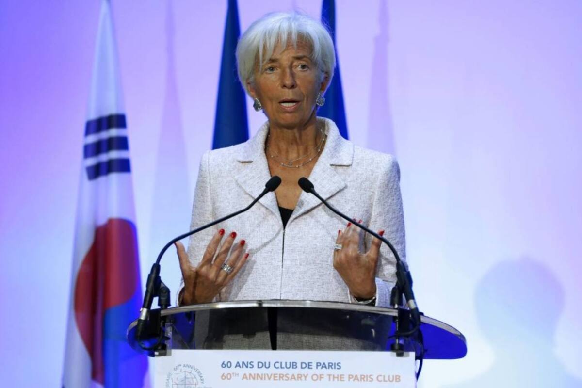 Christine Lagarde, directota del FMI.