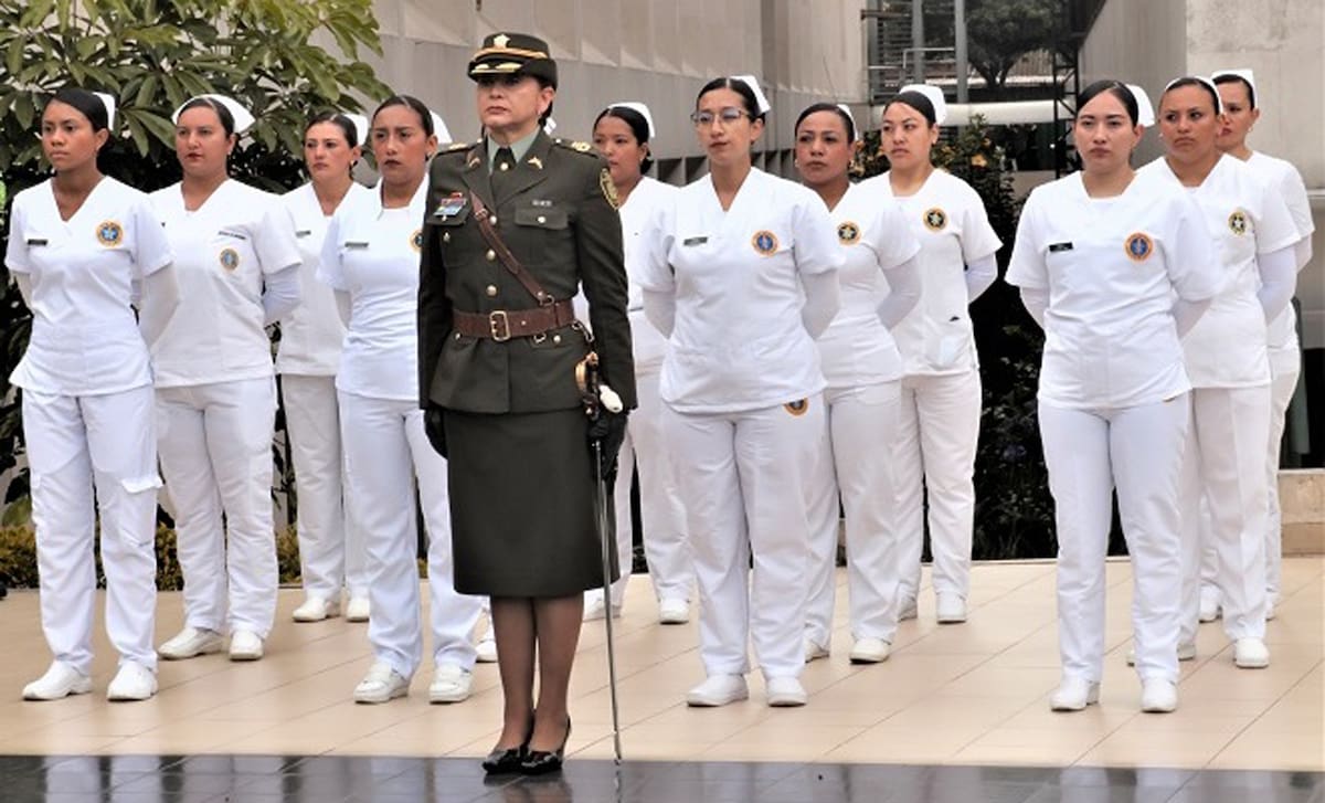 La señora coronel Sandra Patricia Pinzón Camargo recibió el mando de la Dirección de Sanidad de la Policía Nacional el 11 de octubre del 2022.