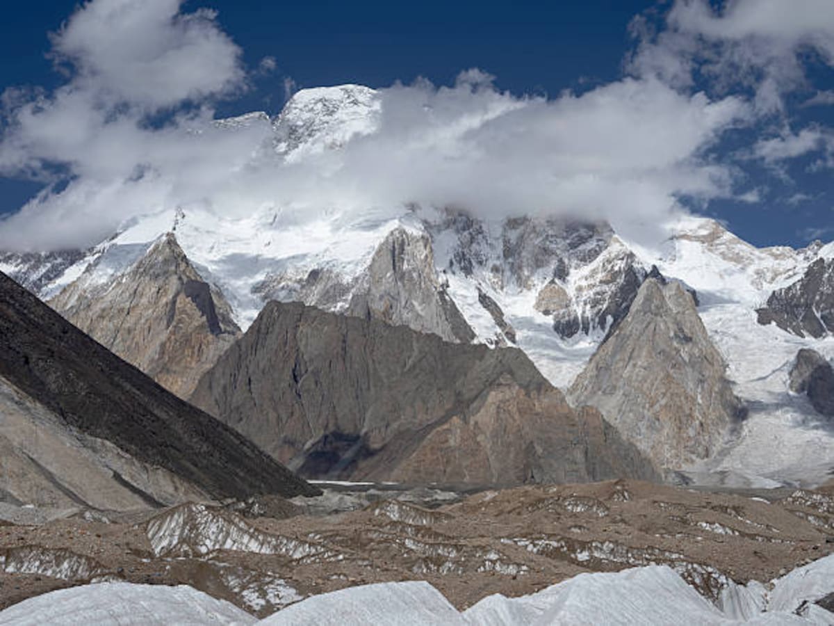 Broad Peak, ubicada en Pakistán, es una de las montañas más altas del mundo.