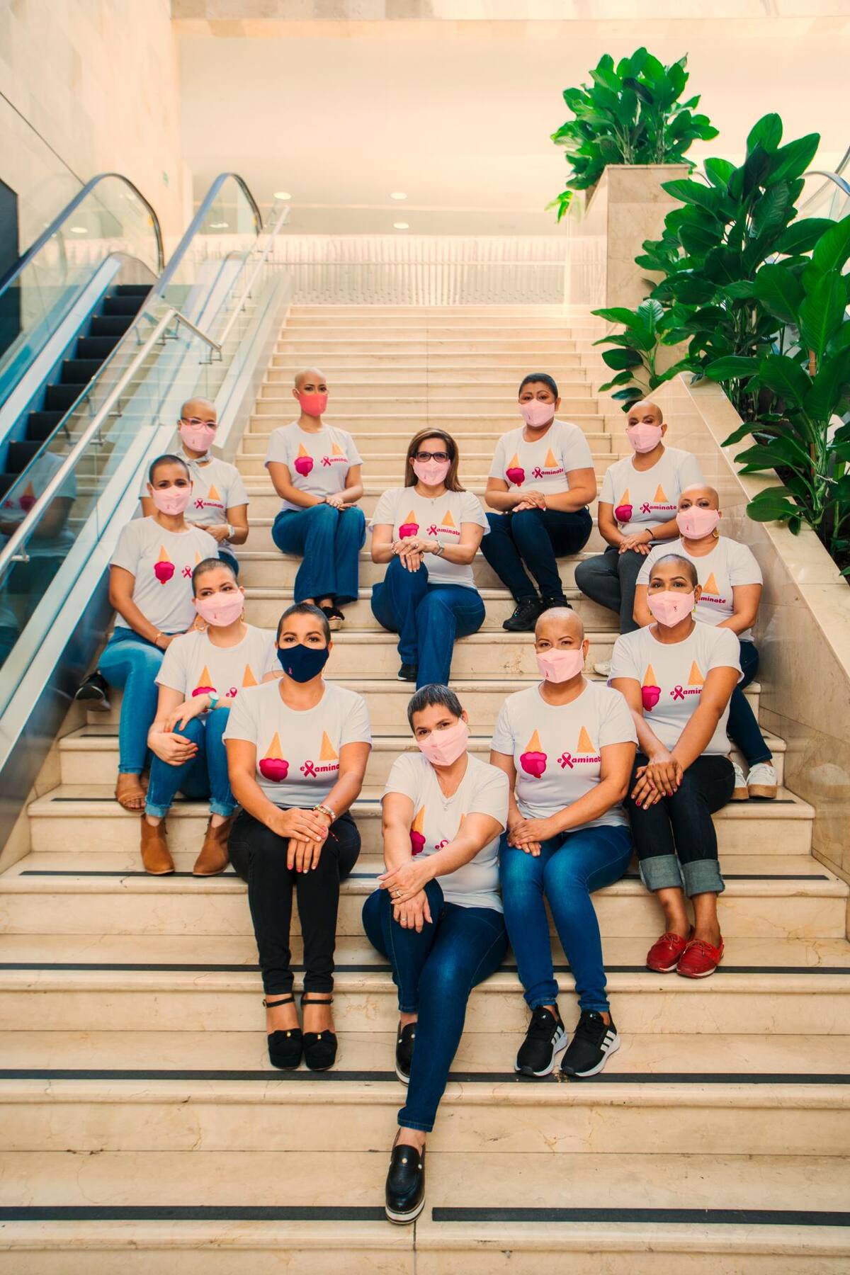 Ellas son algunas de las ‘Hermanas Rosa’, como se conocen las grandes batalladoras de la Fundación ‘SenosAma’.