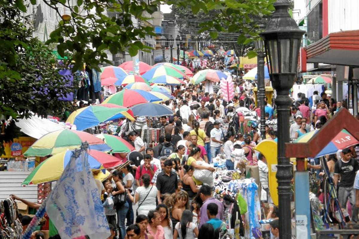 Así se ve el Paseo del Comercio.