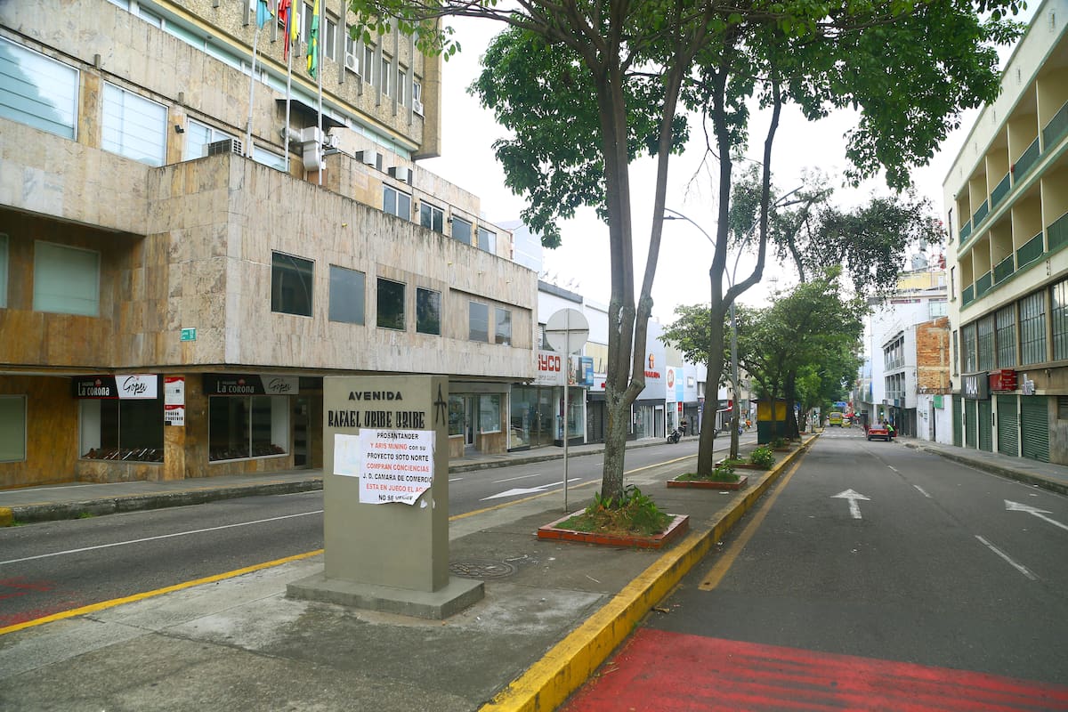 La calle 36 hoy: foto tomada por nuestro reportero gráfico Jaime Moreno.