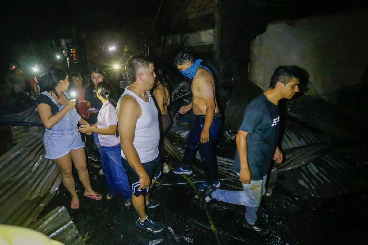 Tragedia en el barrio 12 de Octubre. (Foto: Jaime Moreno / VANGUARDIA)
