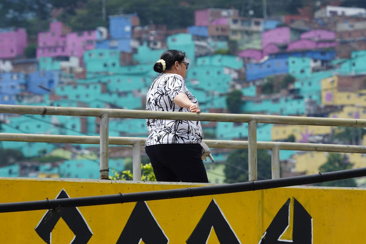 El color del barrio La Independencia, al norte de Bucaramanga. (Foto: Marco Valencia / VANGUARDIA)