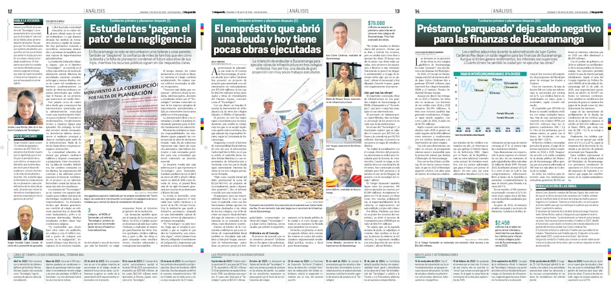 En la edición de hoy, Vanguardia presenta un completo análisis de esta denuncia de la comunidad educativa.