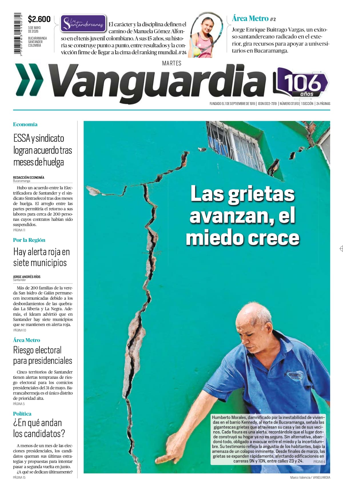 Vanguardia denunció, en la sección de Área Metro en los barrios, el pasado 5 de mayo, las denuncias que hicieron los damnificados por la inestabilidad de las viviendas en el barrio Kennedy. (Archivo/VANGUARDIA)
