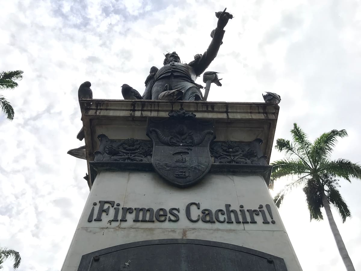 Parque García Rovira, en Bucaramanga.