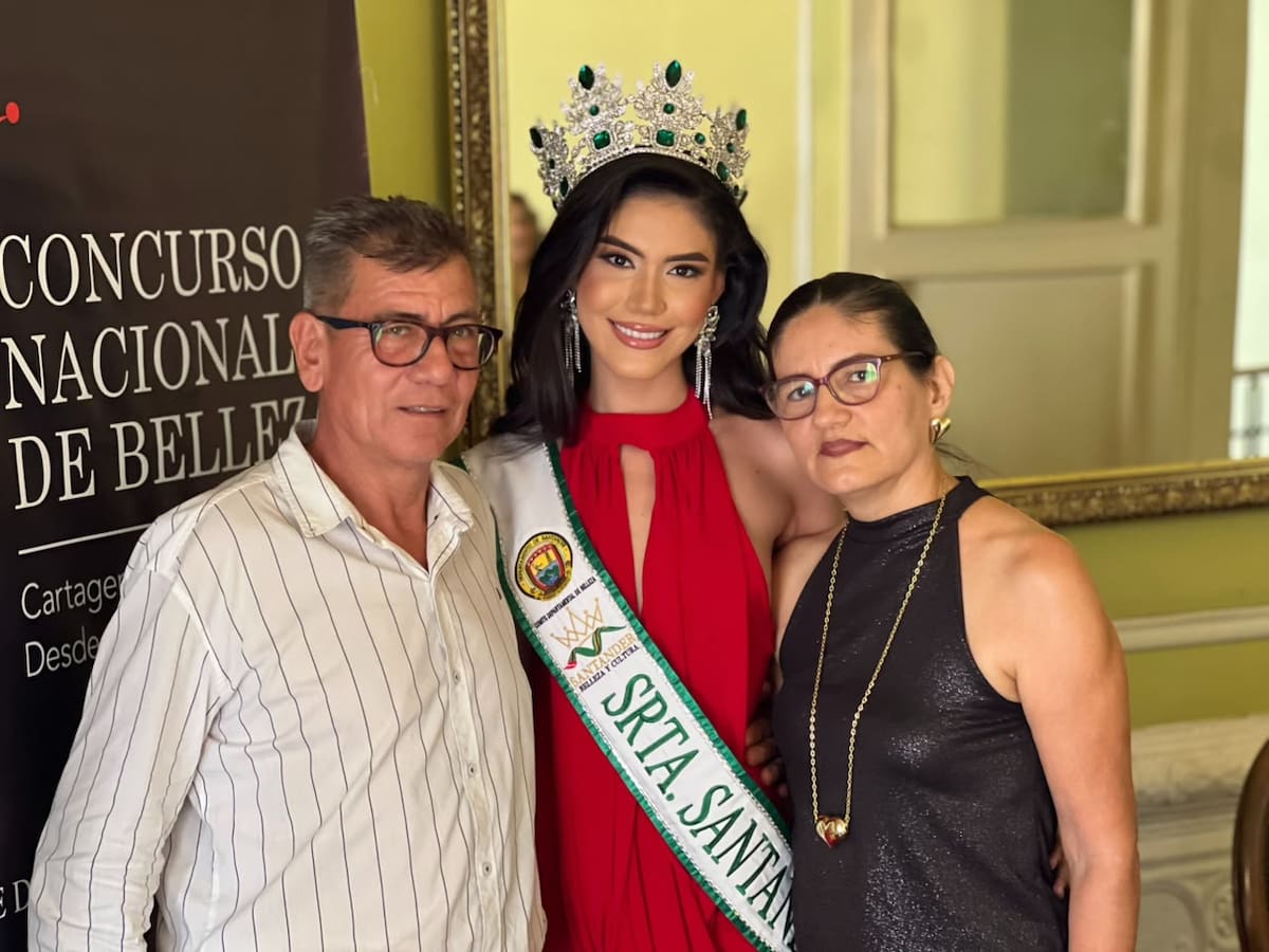 La nueva Señorita Santander es hija de Henry Carrillo Ardila y Nidya Rey Díaz.
