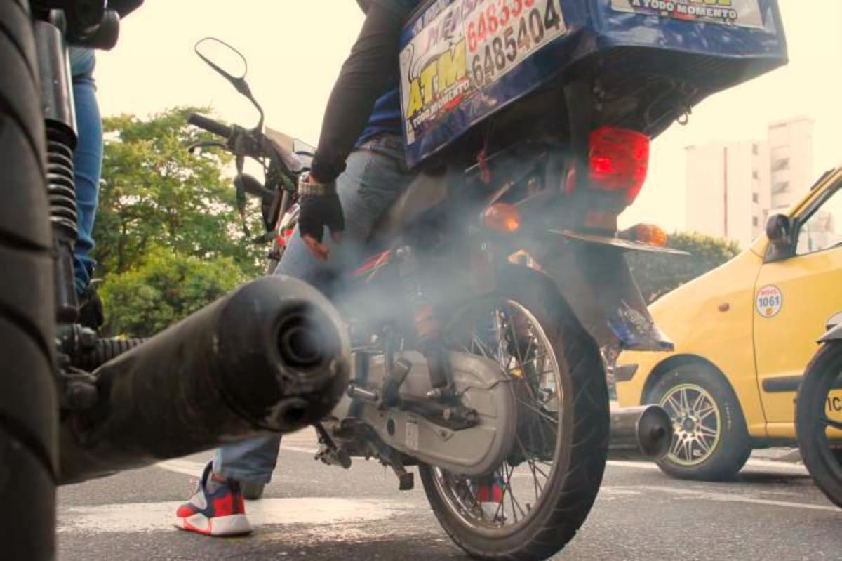 Las motos son las más contaminantes.