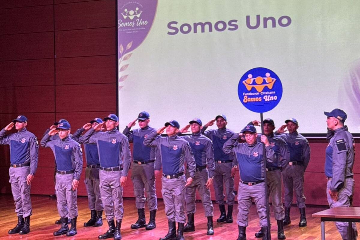 Los jóvenes resocializados, de la Fundación Somos Uno, que hoy cumplen una gran labor social.