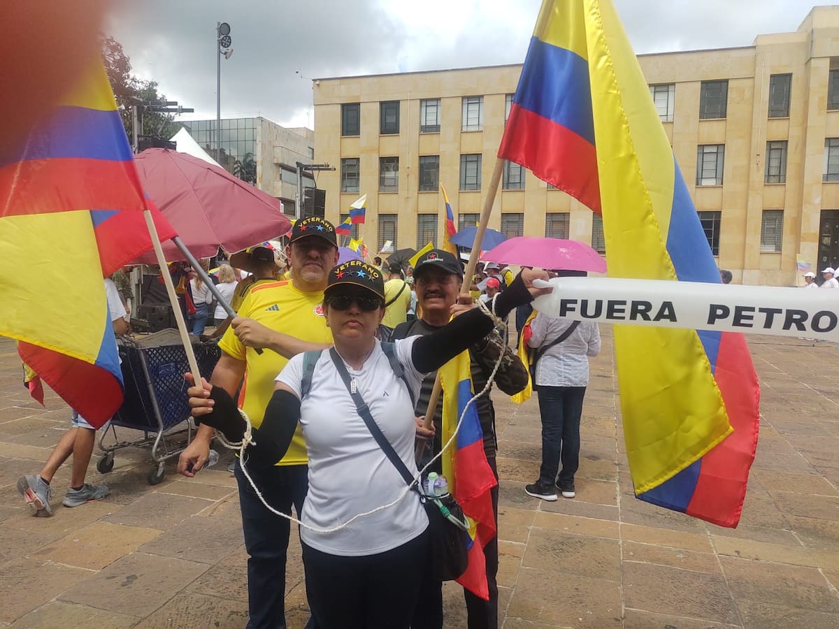 Durante la marcha, se adelantaron representaciones artísticas en donde se rechazó el secuestro.