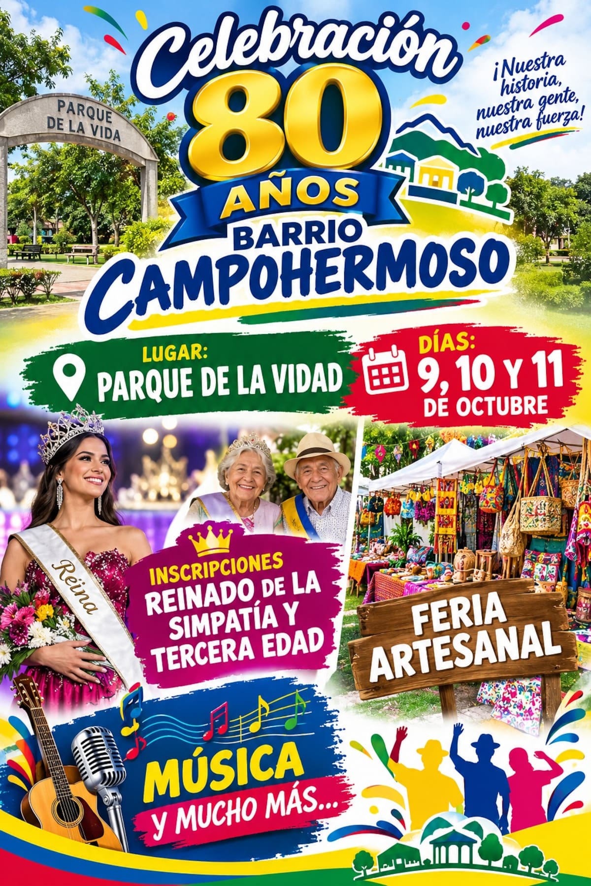 Una variada programación se vive este fin de semana en el barrio Campo Hermoso.