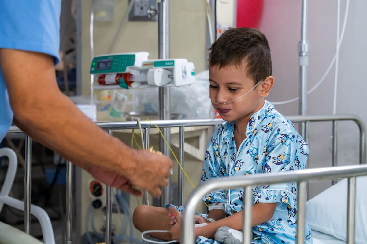 El pequeño Lucas es dado de alta hoy.