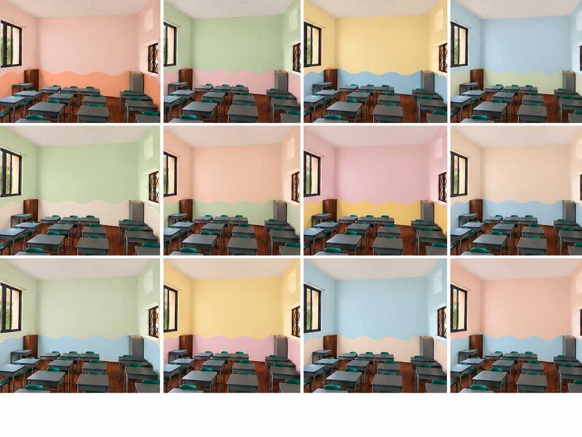 Estos son los diseños y colores de los 12 salones que se ‘repintaron’ en el Tecnológico.