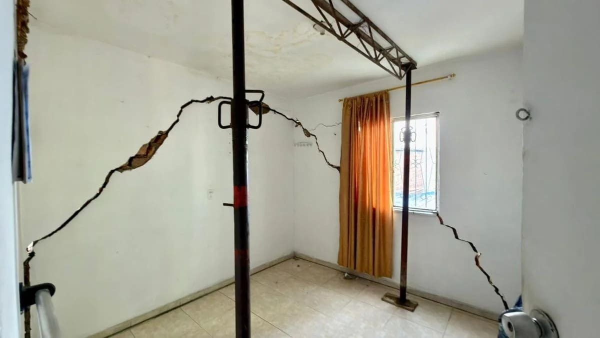 Familias afectadas con las grietas de sus casas lanzan un S.O.S. (Foto suministrada / VANGUARDIA)