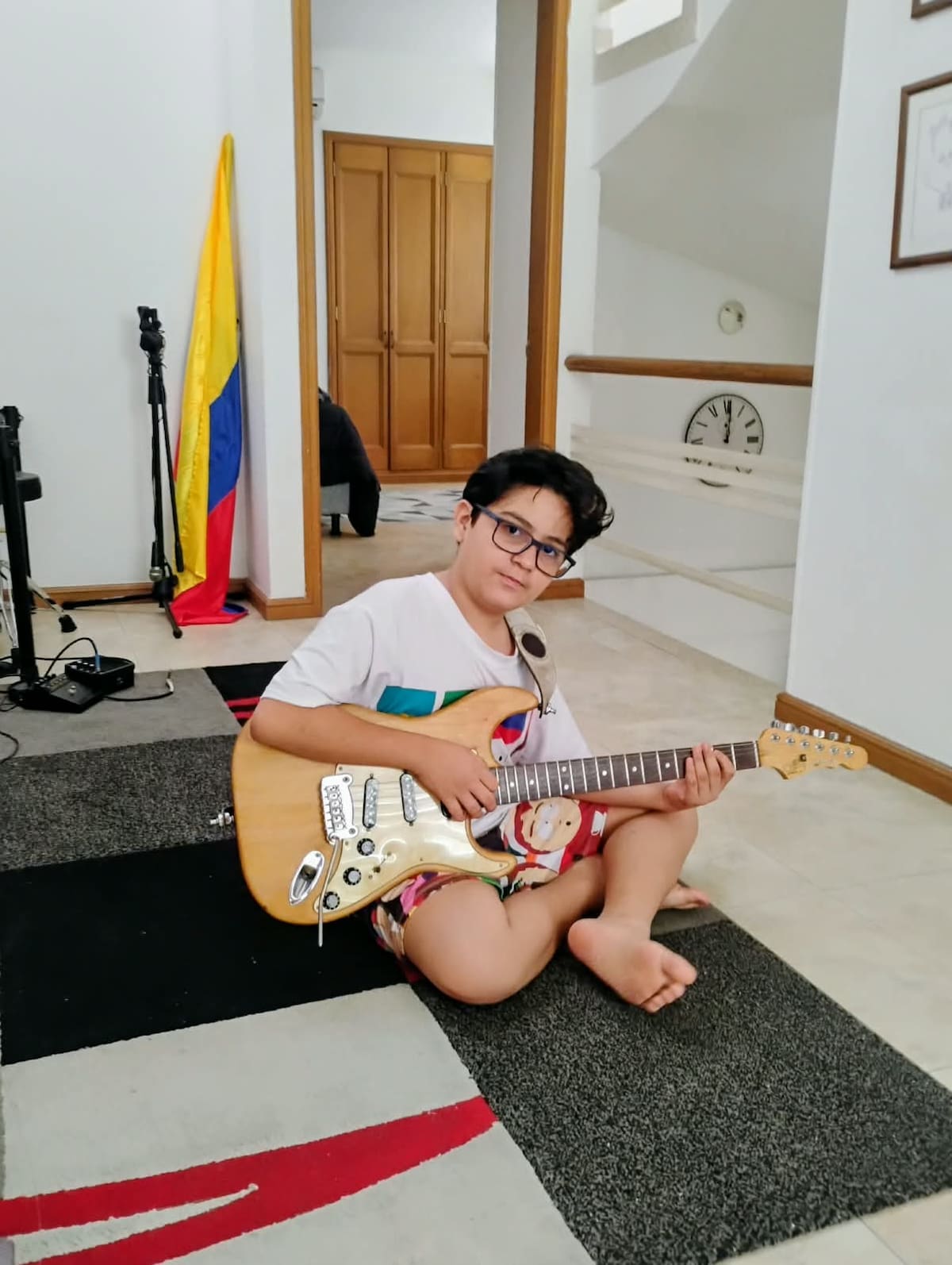Nicolás, un niño con mucho talento.