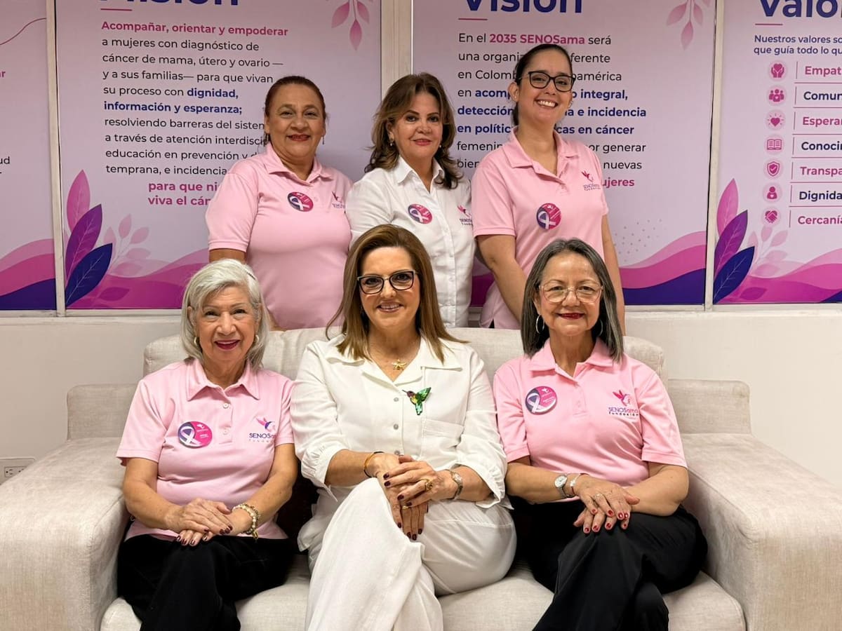 Junto a Emilcen Pérez, Nydia Malaver, Catalina Meza, Margy León y Olga Mantilla, Claudia Mercedes Amaya Ayala dirige hoy la fundación, sin ánimo de lucro, conocida como ‘SENOSama’.