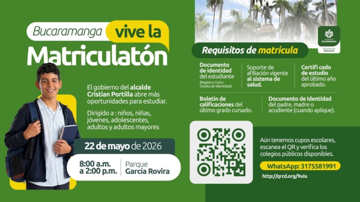 Esté atento a la jornada.