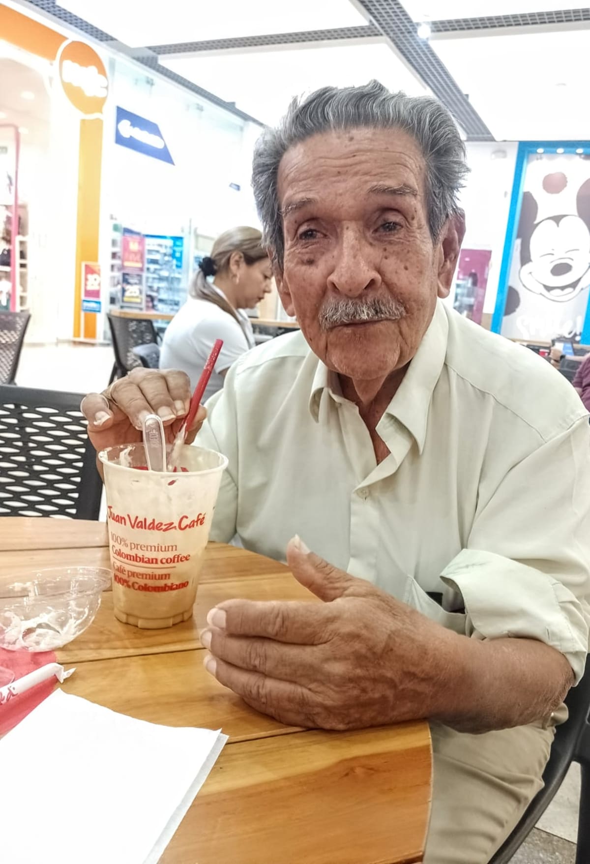 Domingo Cáceres cumpliría 92 años el próximo 16 de octubre.