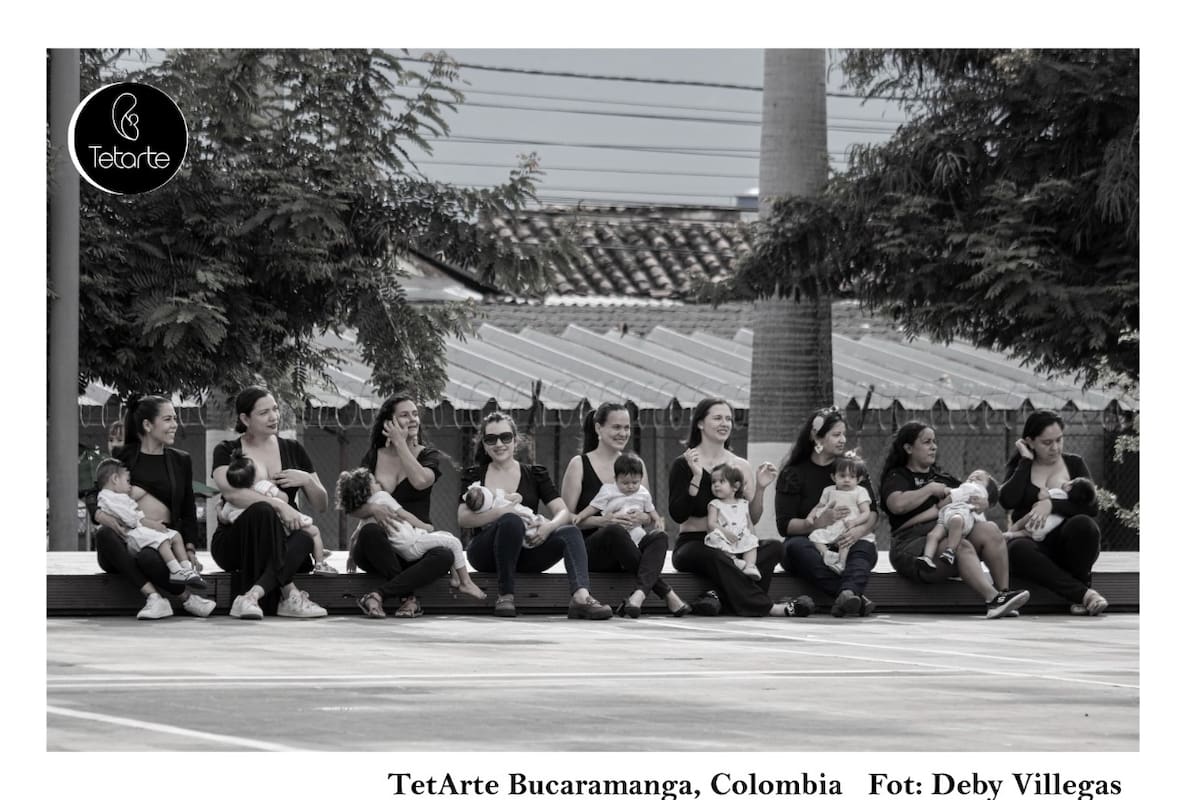 Más allá de su calidad, esta imagen habla con el alma: nos recuerda, con ternura y humanidad, la profunda importancia de la lactancia materna como un acto de amor, vida y conexión. El registro gráfico fue captado en Bucaramanga. (Foto suministrada por Deby Villegas / VANGUARDIA)