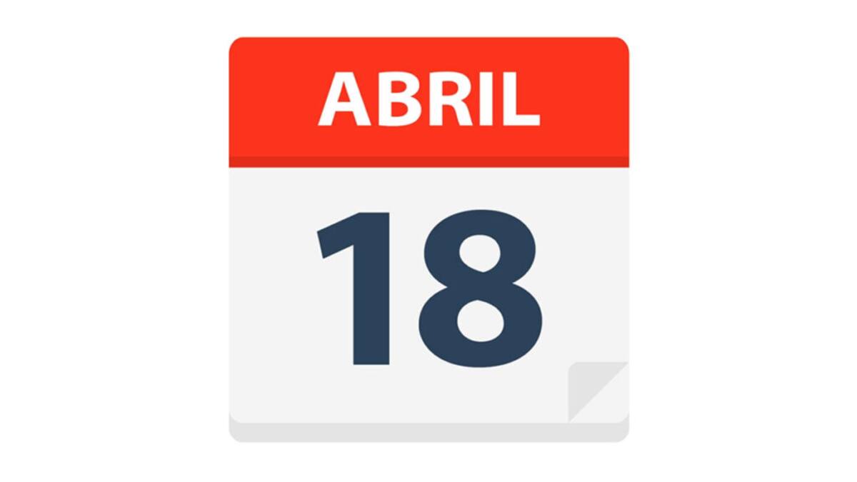 El sábado 18 de abril regirán los dígitos 9 y 0.