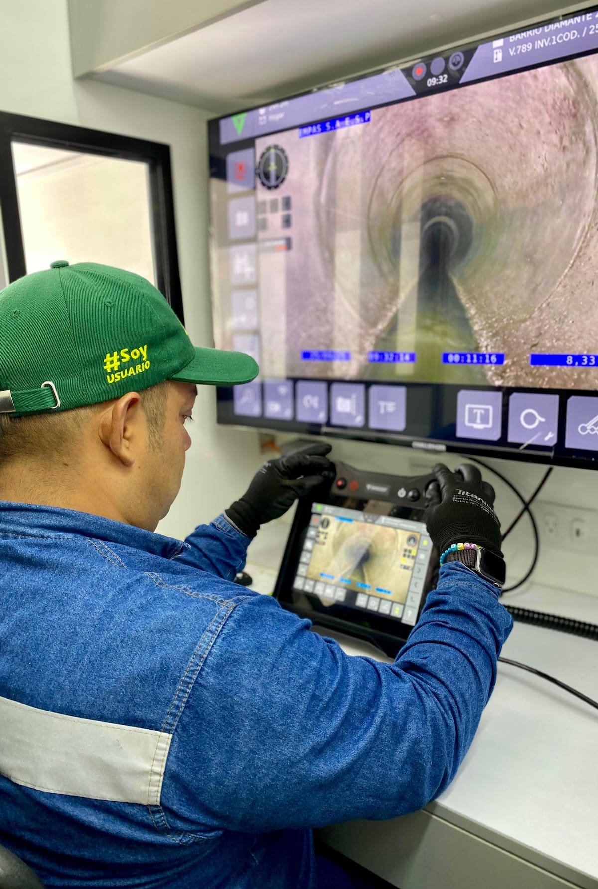 Inspección técnica en Quebradaseca.