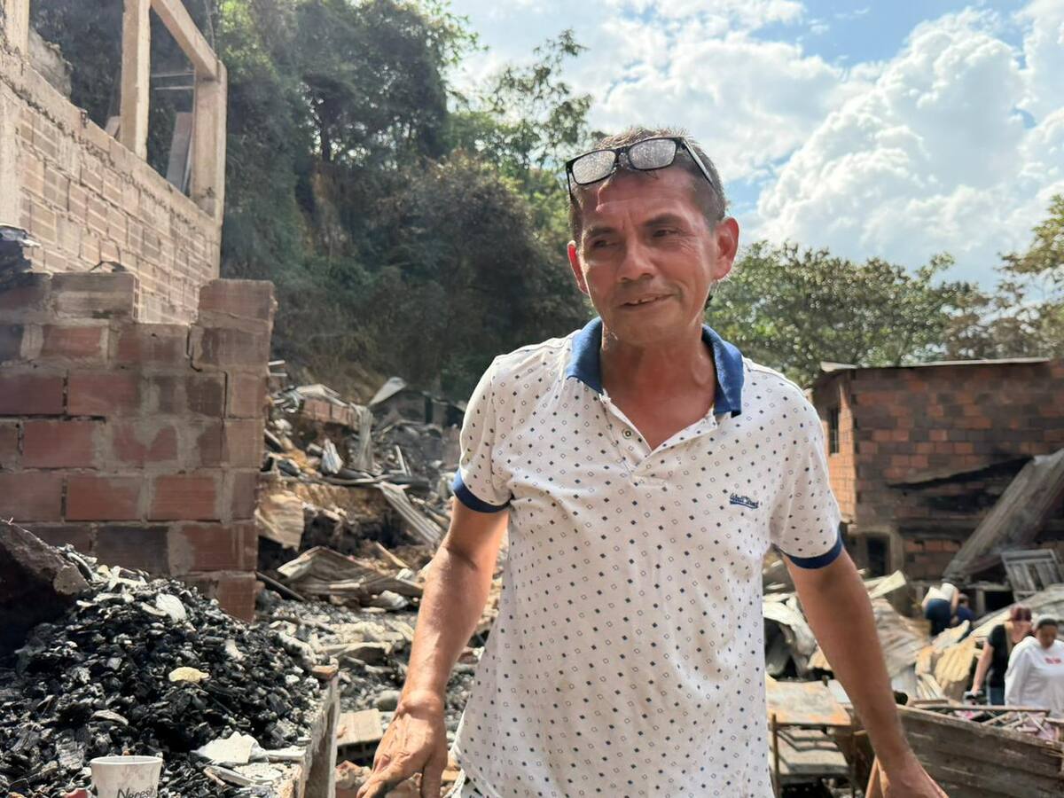 Fredy Beltrán, damnificado y héroe.