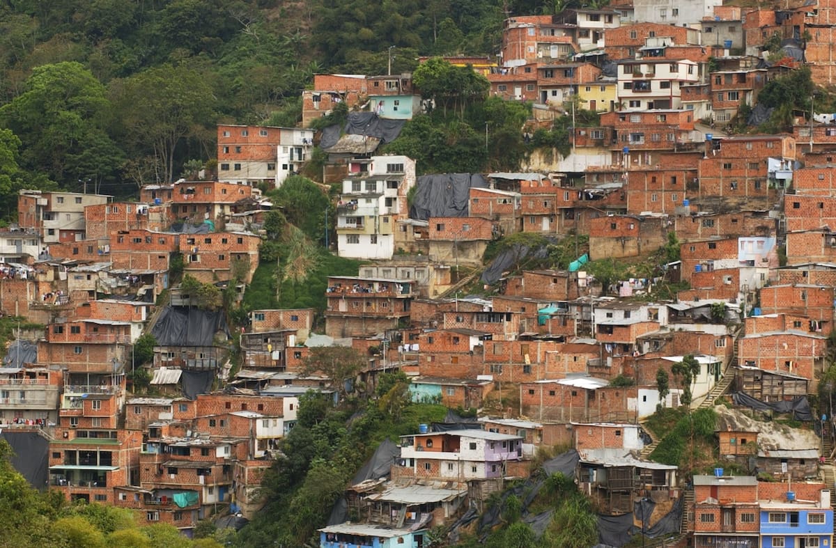 Comuna Morrorrico, al oriente de Bucaramanga. (Foto: Marco Valencia / VANGUARDIA)