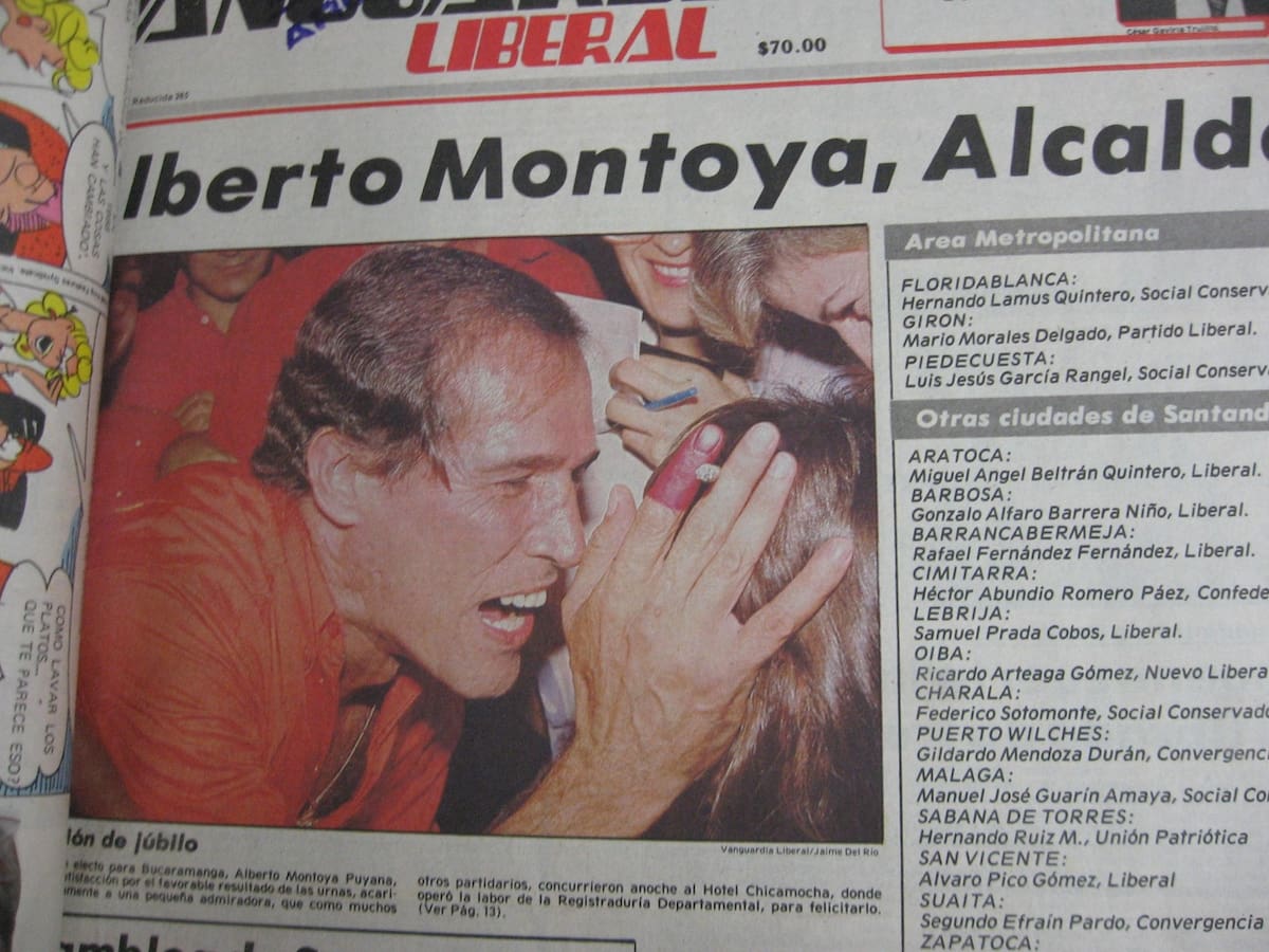 Alberto Montoya, el primer alcalde de Bucaramanga elegido mediante voto popular, gobernó entre 1988 y 1990. (Archivo/ VANGUARDIA)