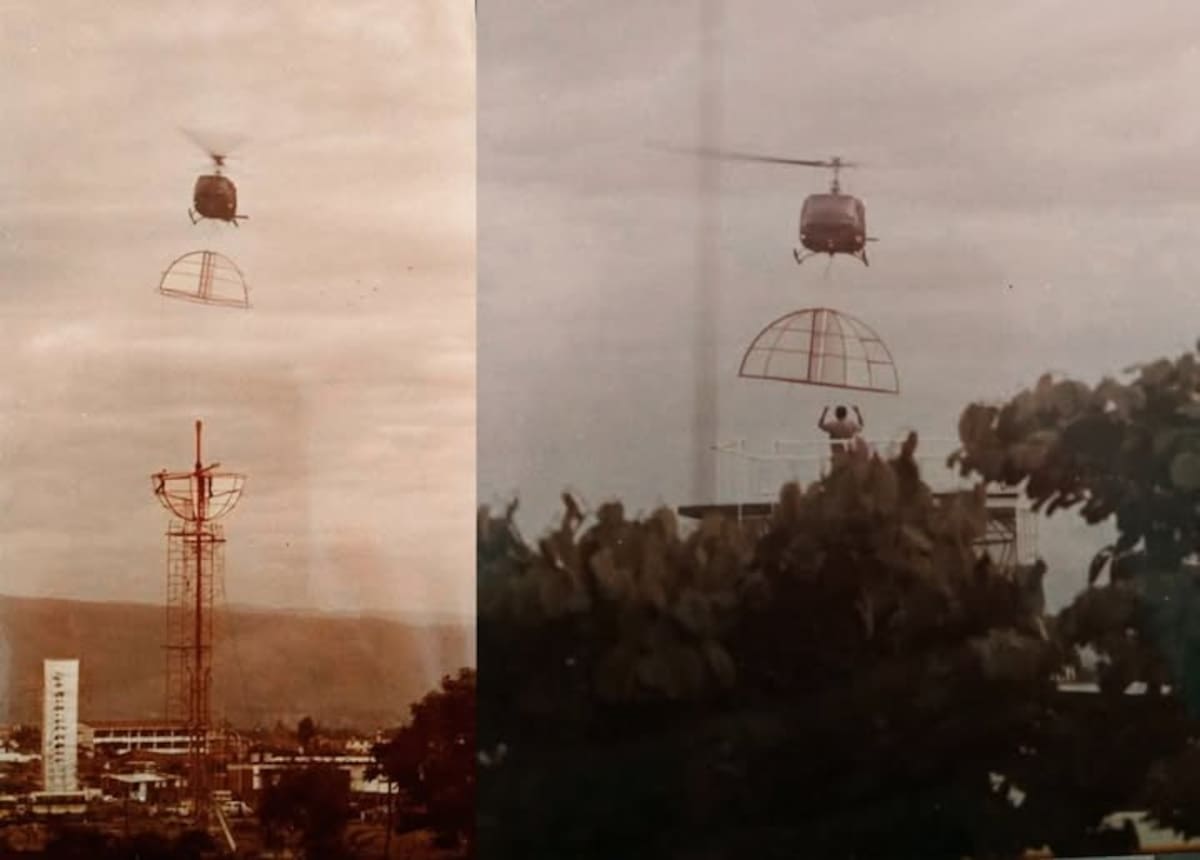 Histórico recuerdo del monumento que recuerda la visita del Papa San Juan Pablo II, en la Ciudadela Real de Minas. (Archivo/VANGUARDIA)