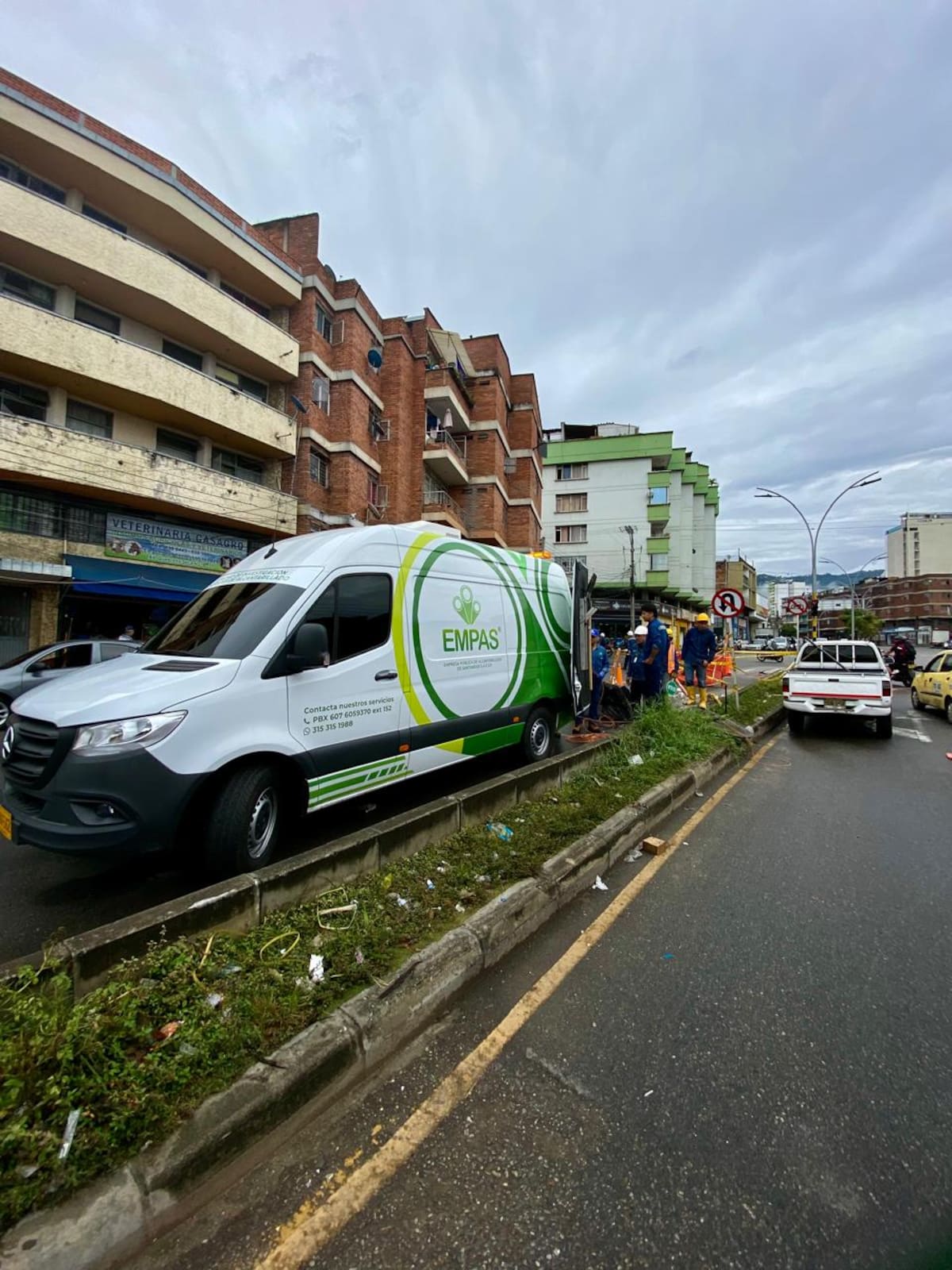 La EMPAS hizo presencia en la zona y emitió su concepto técnico.