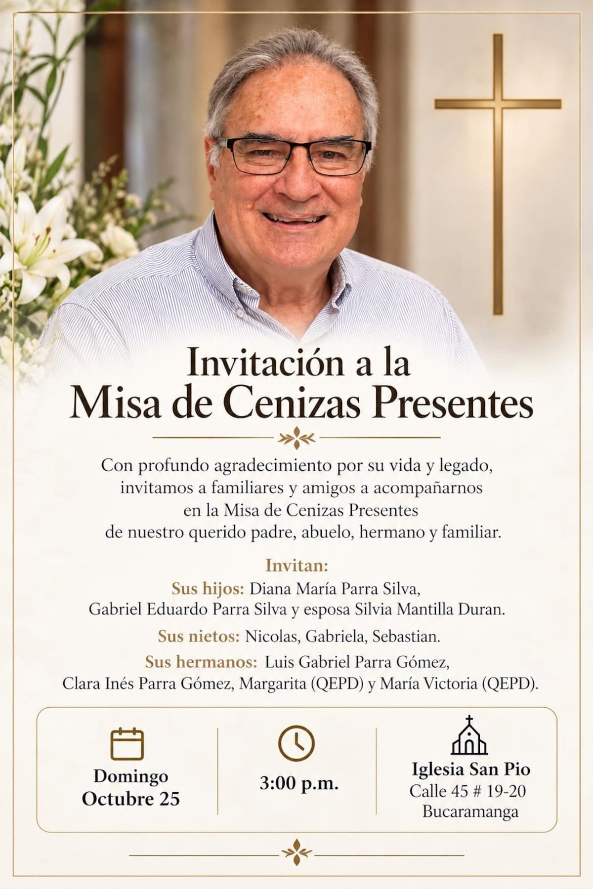Obituario de Eduardo Parra Gómez (q.e.p.d.)