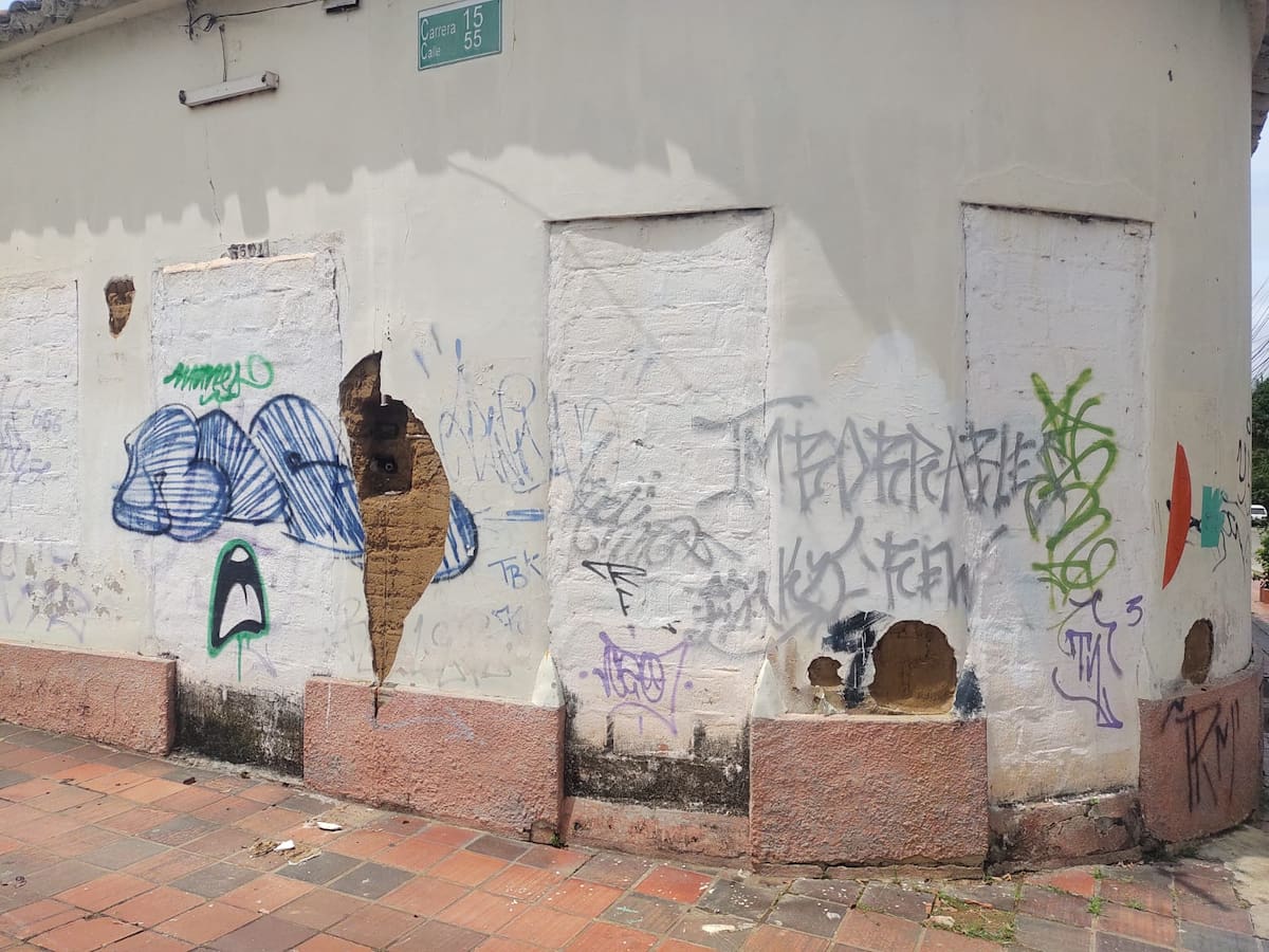 Carrera 15 con calle 55, en el barrio Gómez Niño. (Foto suministrada / VANGUARDIA)