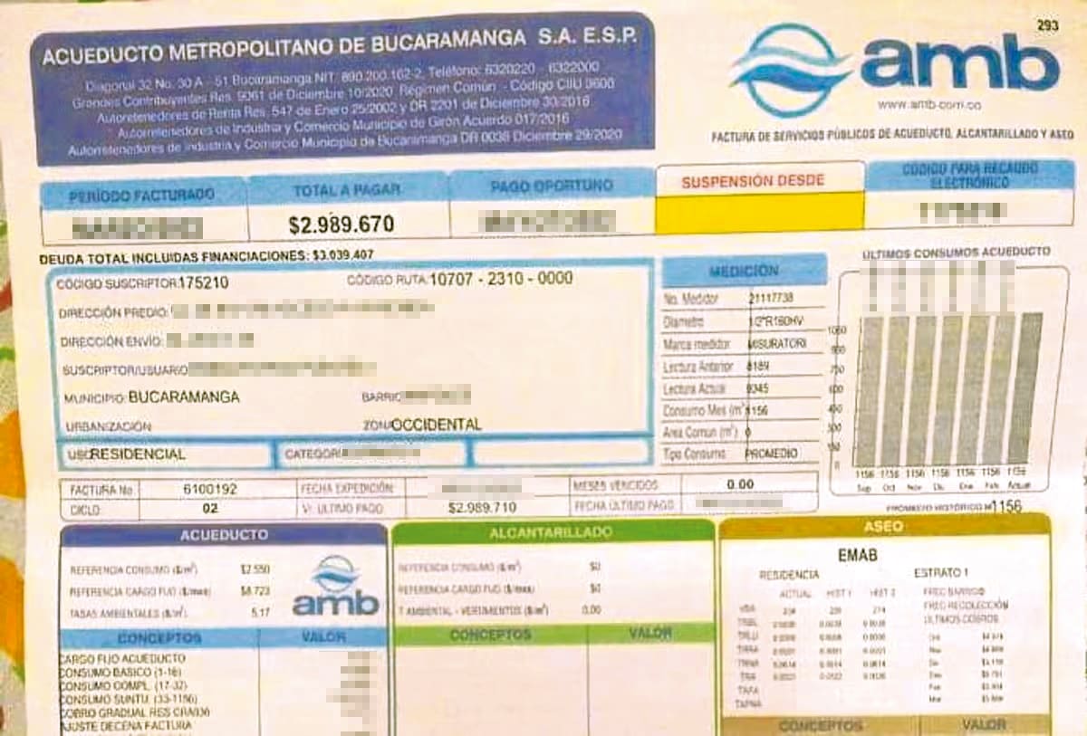 Los usuarios del servicio de agua expresaron su preocupación por el incremento en la tarifa, al considerar que el ajuste afectará la economía de miles de hogares.