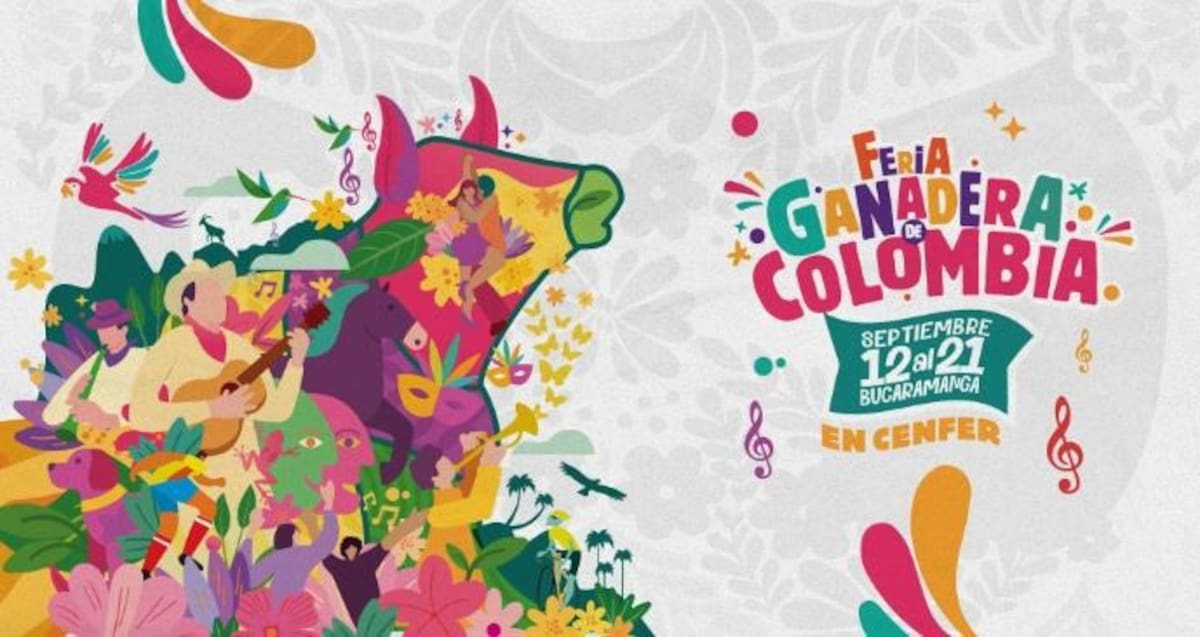 Afiche promocional de la Feria Ganadera 2025, que irá del 12 al 21 de septiembre.