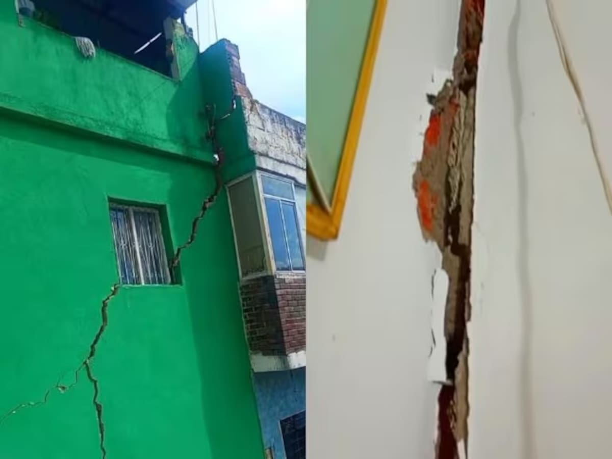 Serias fisuras amenazan la estabilidad de las viviendas del barrio Kennedy. (Foto: Suministrada / VANGUARDIA)
