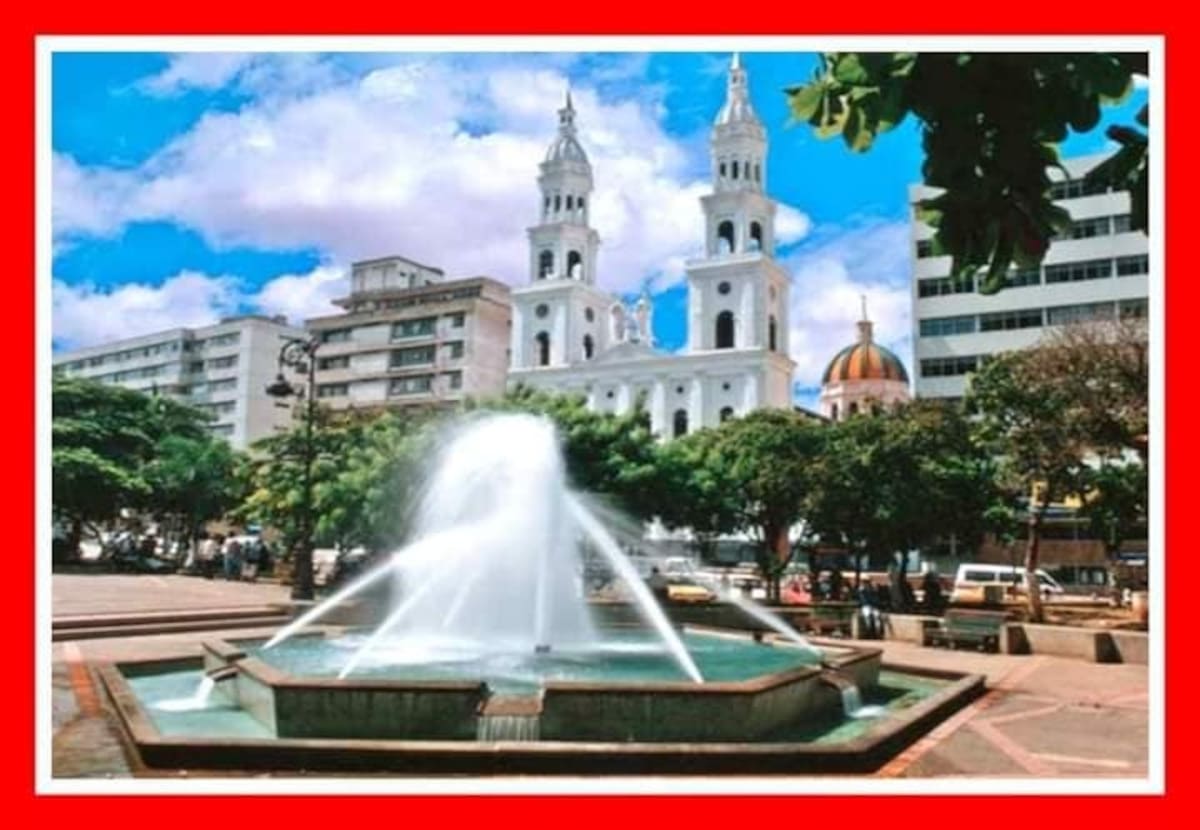 Antigua pileta de agua del Parque Santander. (Archivo/VANGUARDIA)