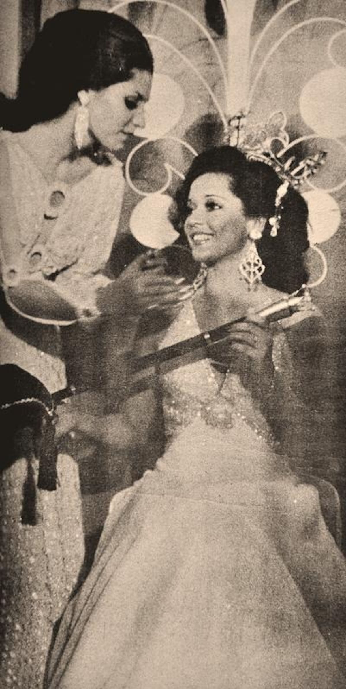 Jornada de coronación de la Señorita Colombia 1973-1974, Ella Cecilia Escandón Palacios. (Archivo/VANGUARDIA)