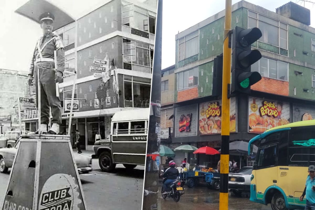 Dos imágenes de la calle 34 con carrera 15: una esquina, dos fotografías. ¿Detecta las diferencias?
