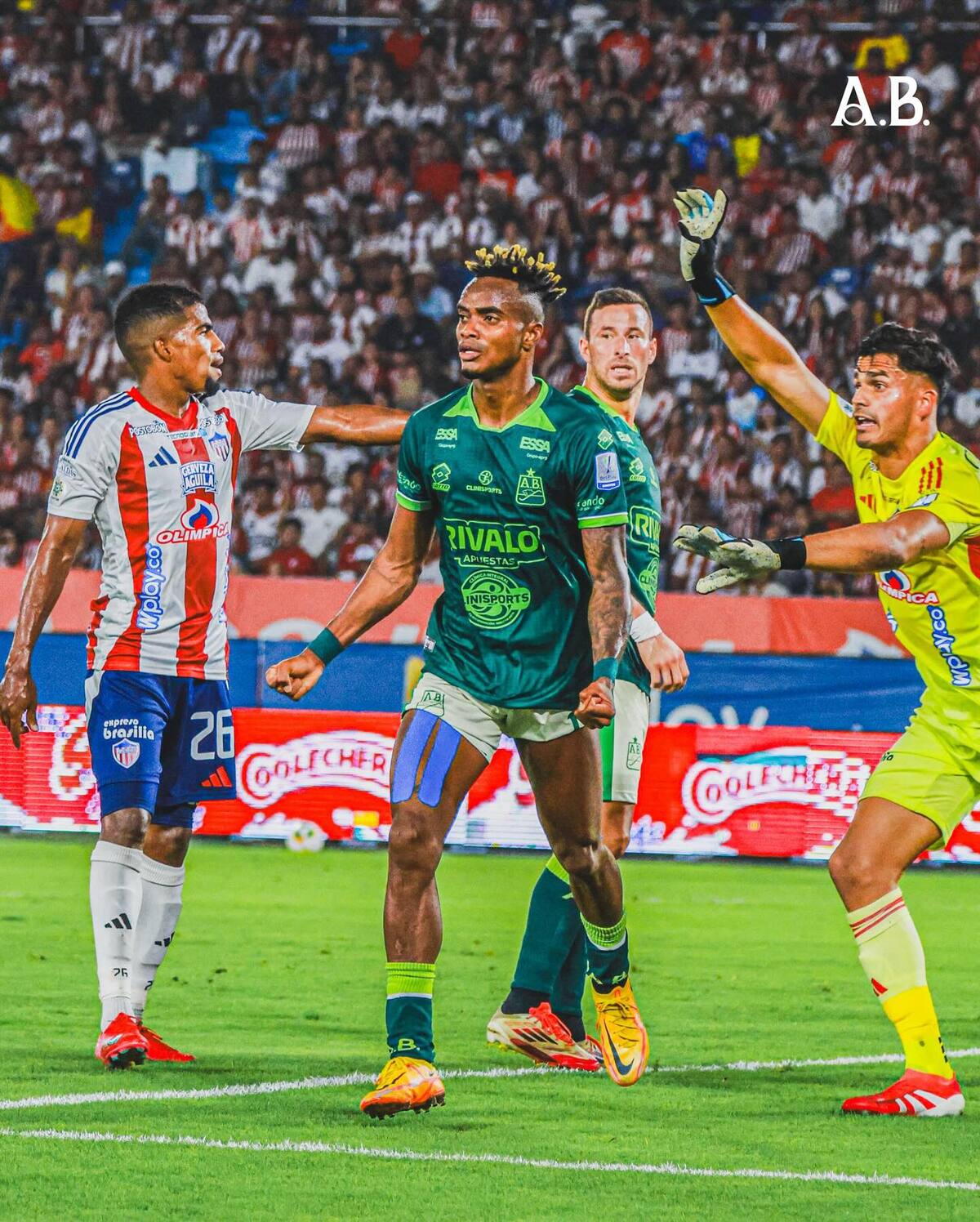 Bucaramanga perdió 2-1 en Barranquilla. /FOTO: Club Atlético Bucaramanga.