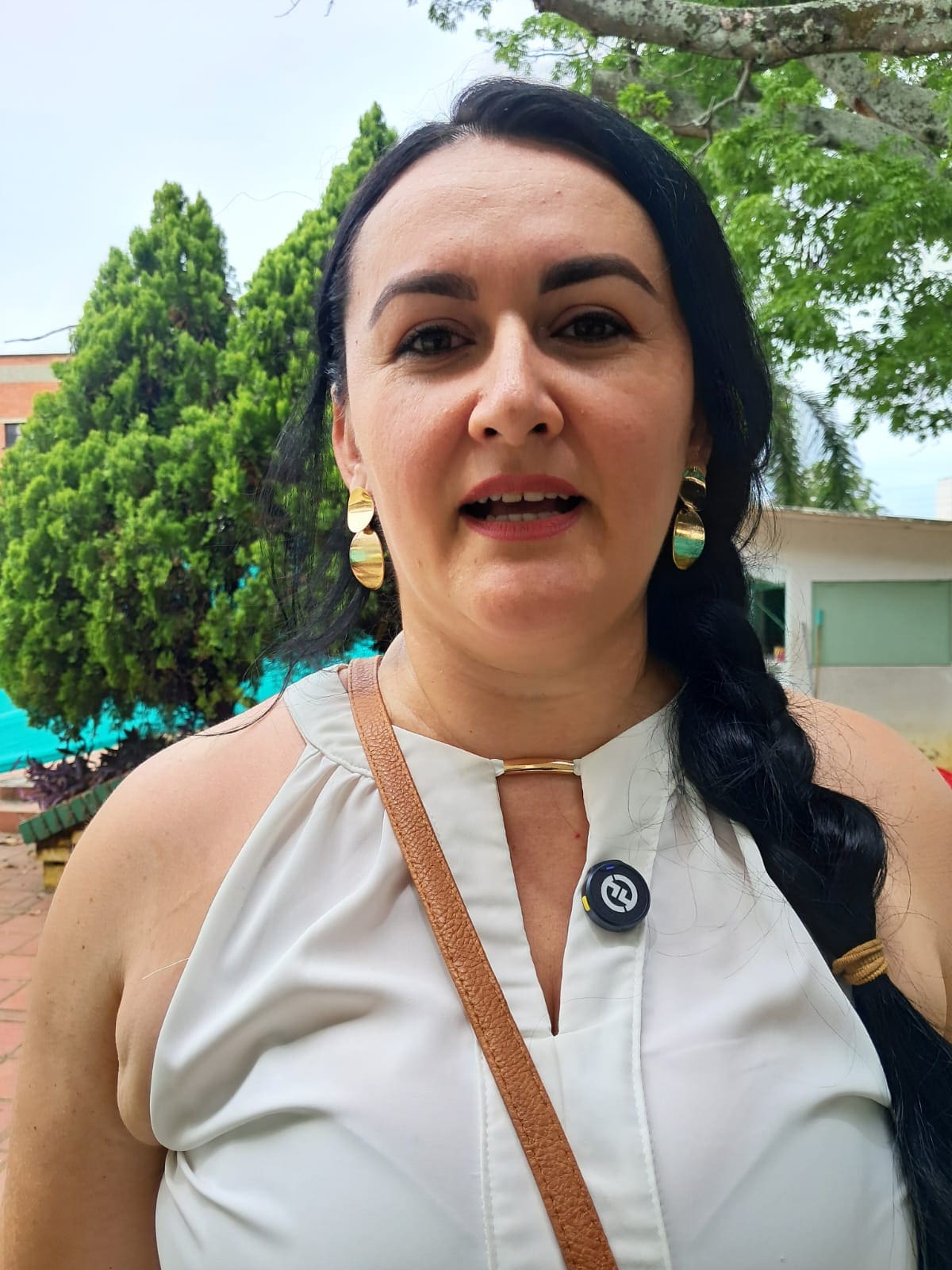 Blanca García, madre de dos estudiantes del Tecnológico.