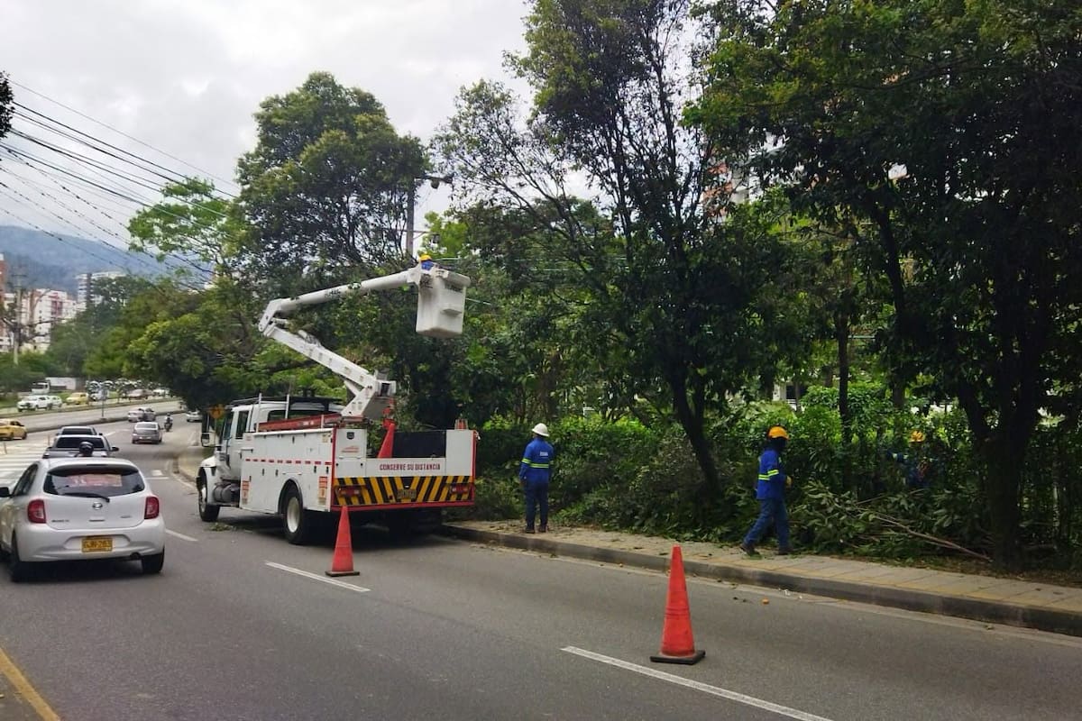Bucaramanga: cerca de 6.000 hogares siguen luz por daños registrados en medio del aguacero