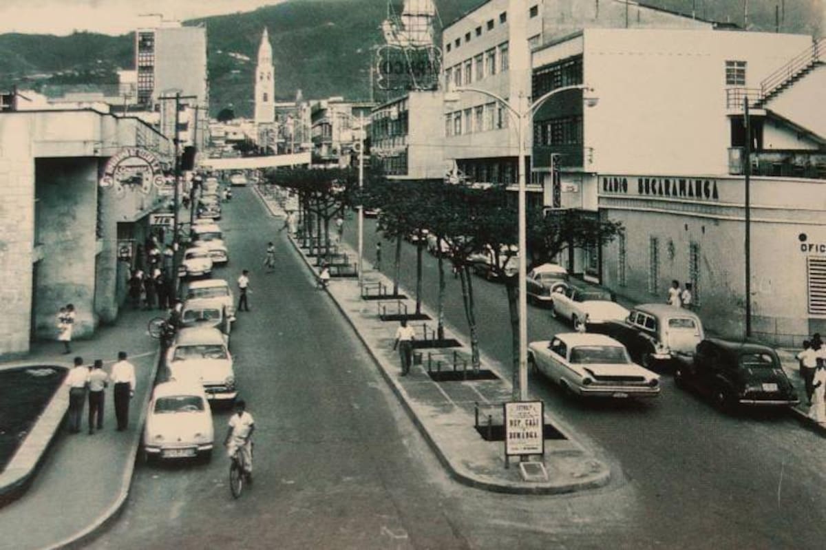 Calle 36 con carrera 15, años 70. (Archivo/VANGUARDIA)