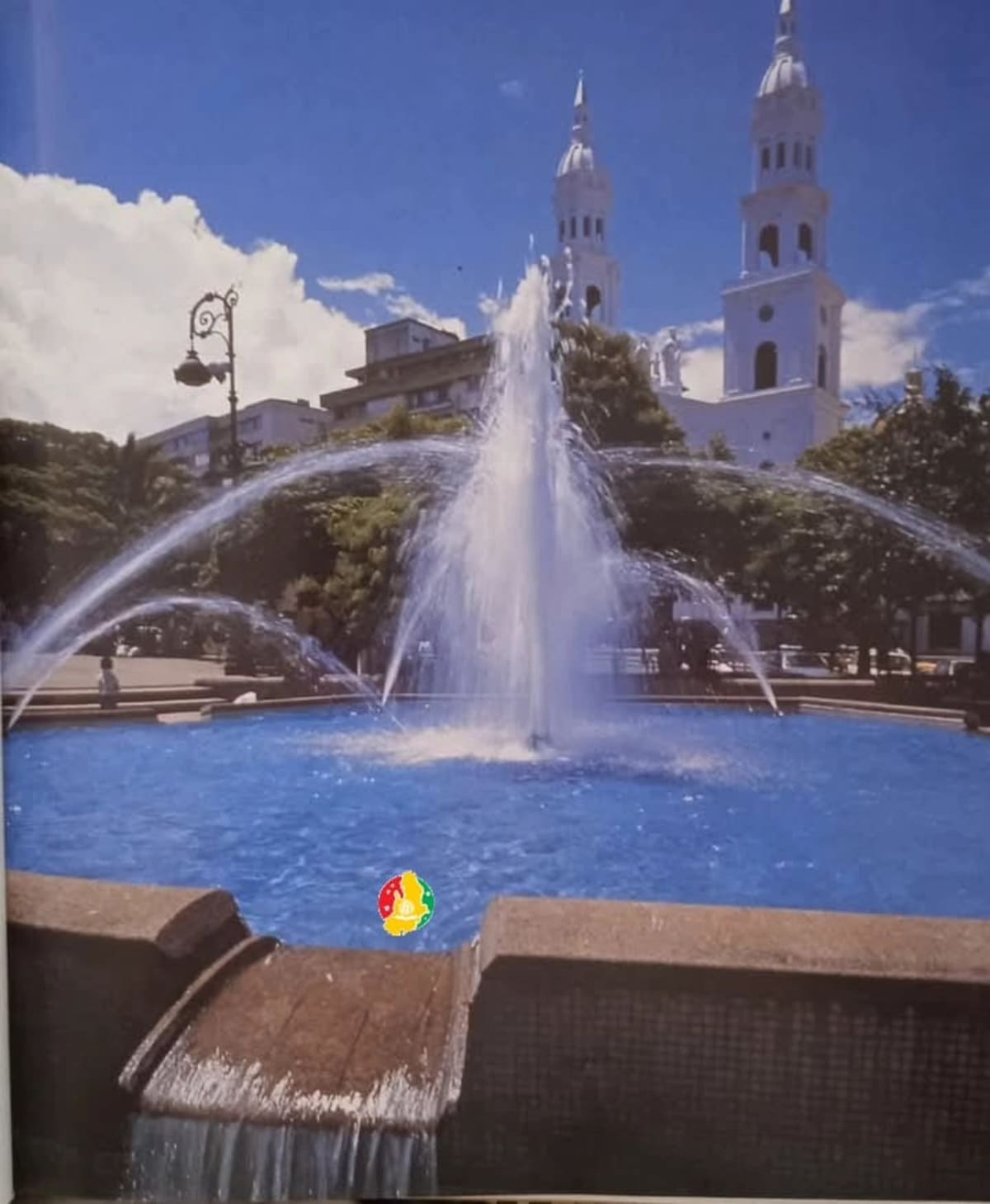 Viejo registro de la fuente de agua del Parque Santander. (Archivo/VANGUARDIA)
